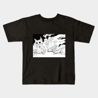 Sugar Kitty Ghost Kids T-Shirt